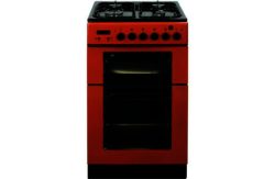 Baumatic BCG520R 50cm Gas Twin Cooker - Red